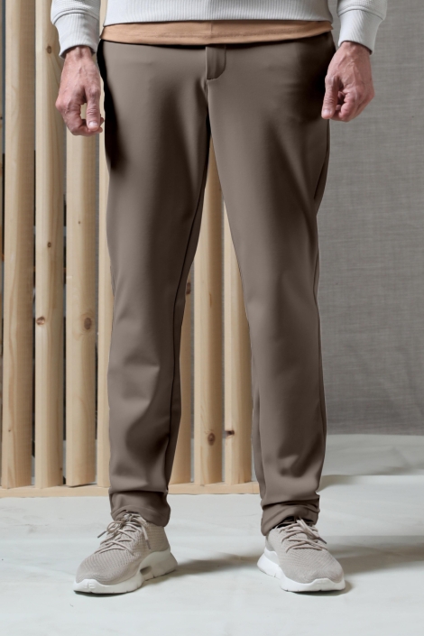 Gabbiano bruine heren broek | Model vooraanzicht