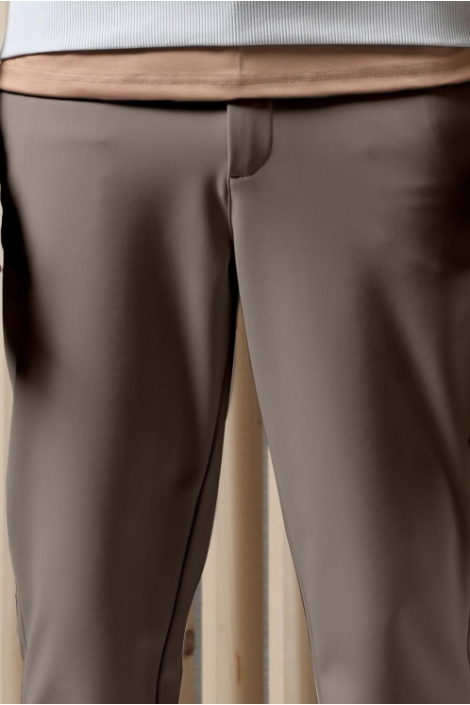 Gabbiano bruine heren broek | Close up