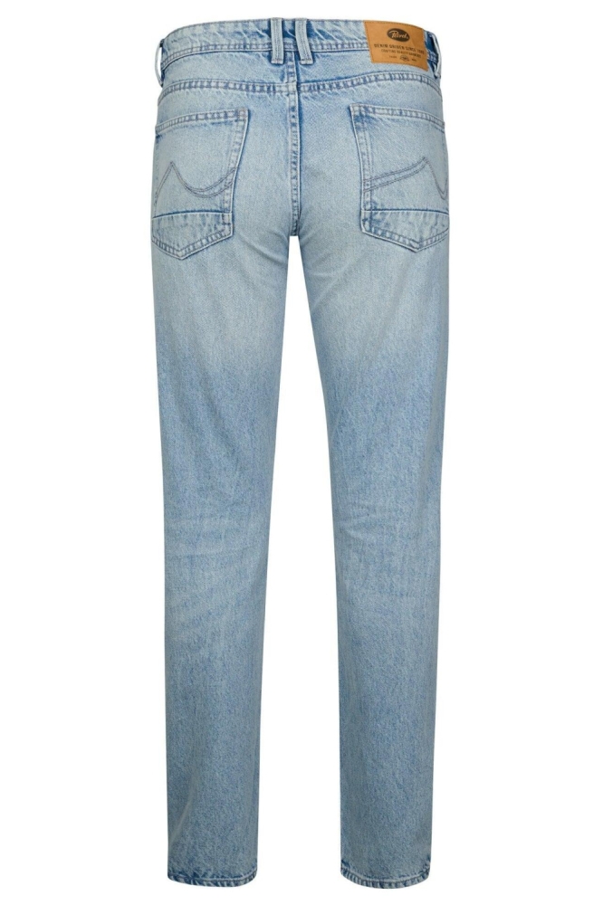 Petrol Industries blauwe heren jeans | Achteraanzicht