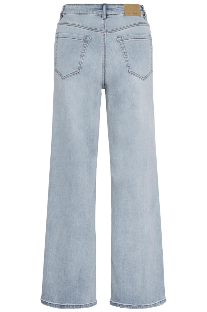 Kaffe blauwe dames jeans | Achteraanzicht