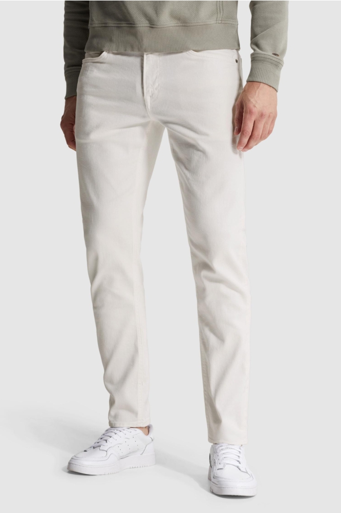 Cast Iron ecru heren jeans | Model vooraanzicht