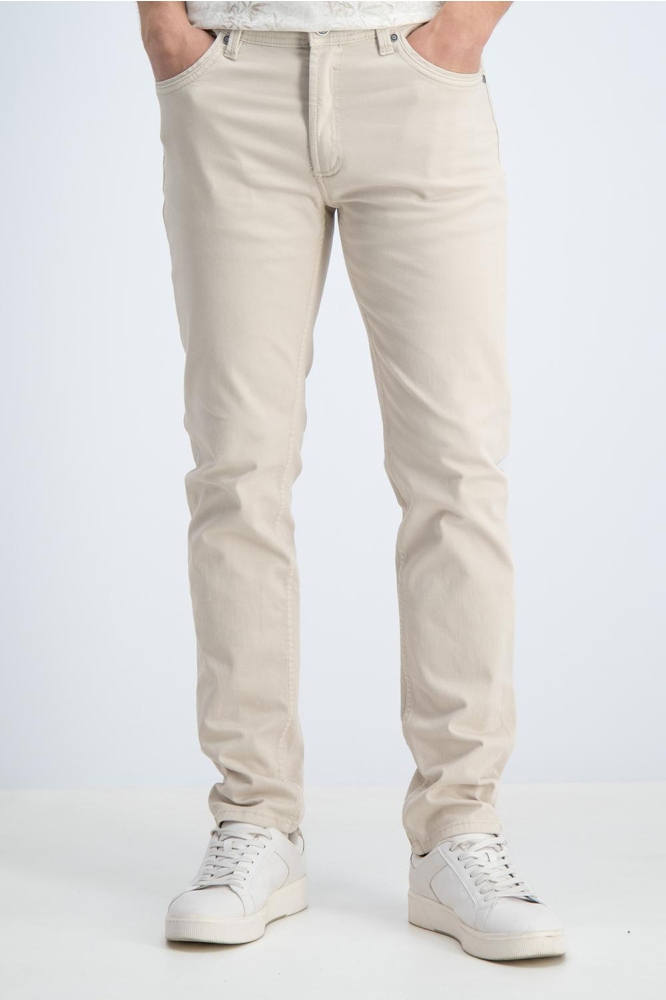 Gabbiano zand heren broek | Model vooraanzicht