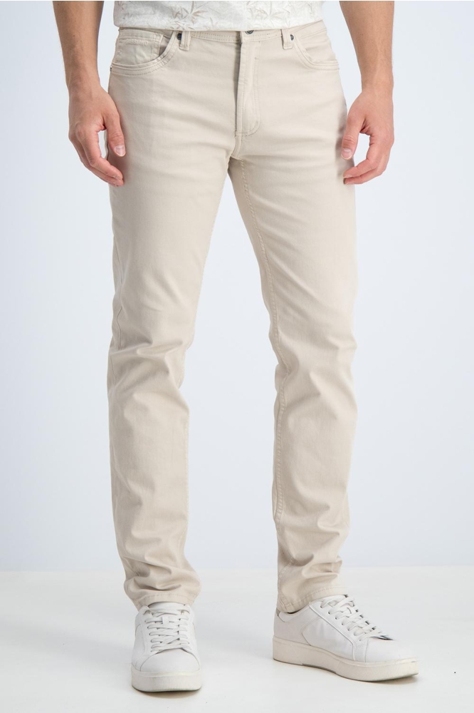 Gabbiano zand heren broek | Model vooraanzicht