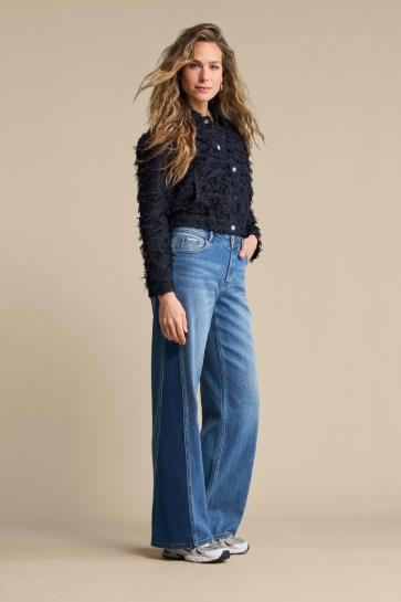 Red Button Jeans CLAUDETTE INSERT CONTRAST SRB5012 MID STONE USED