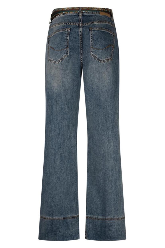Red Button blauwe dames jeans | Achteraanzicht
