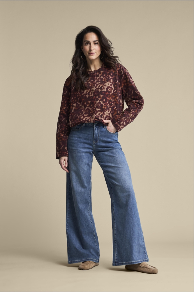 Red Button blauwe dames jeans | Model