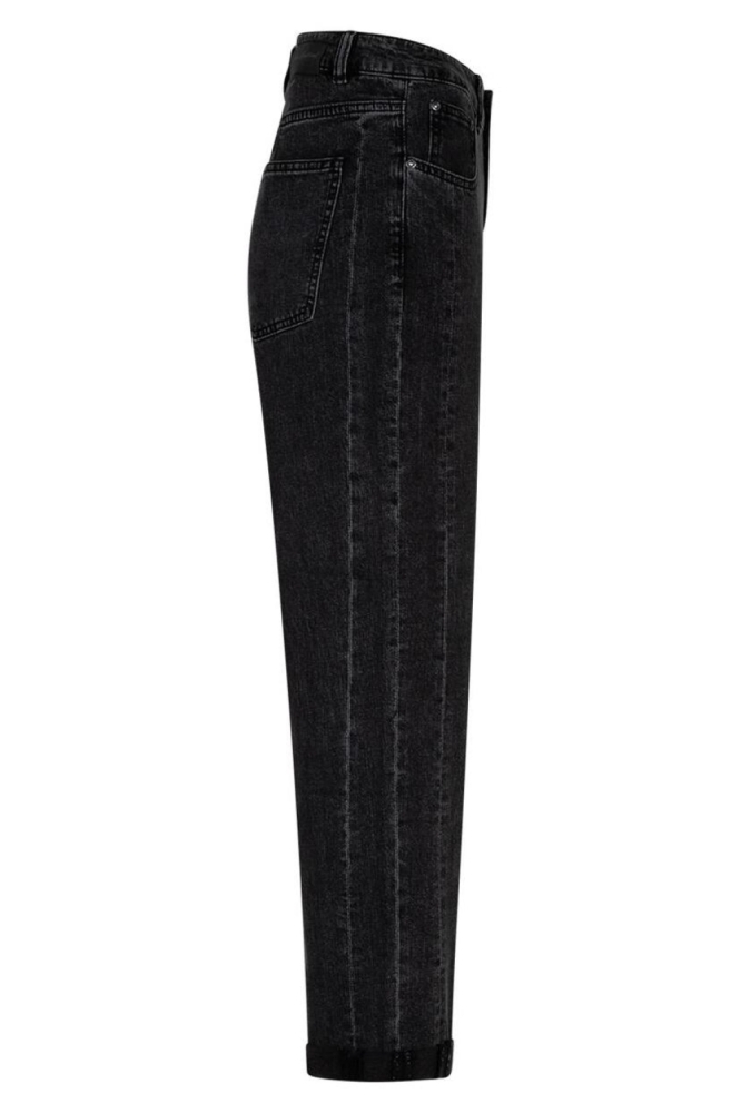 Red Button zwarte dames jeans | Zijaanzicht
