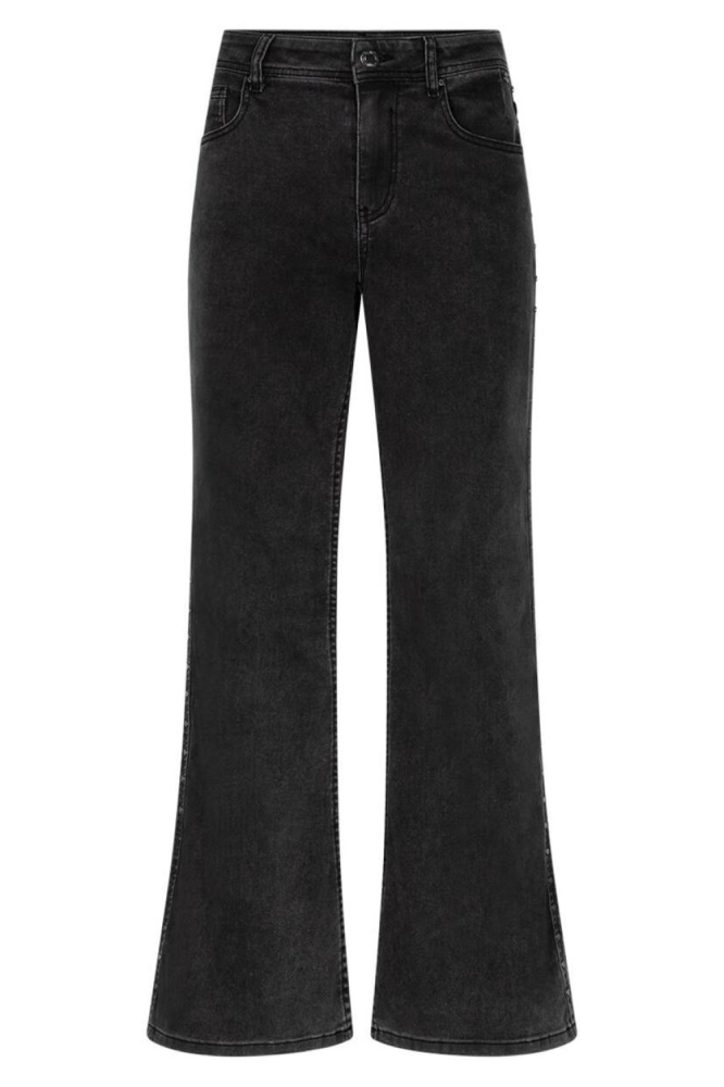 Red Button zwarte dames jeans | Vooraanzicht
