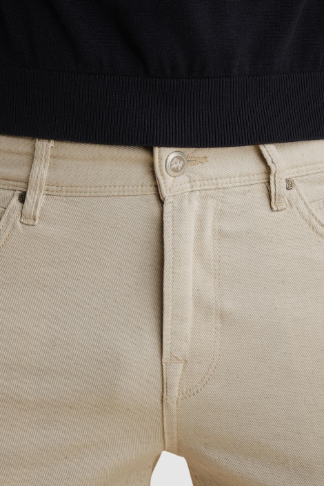 Vanguard beige heren broek | Close up