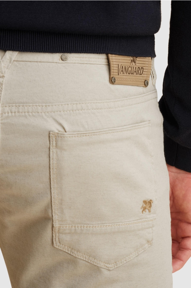 Vanguard beige heren broek | Close up