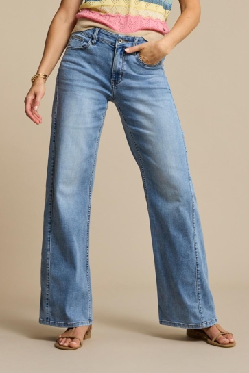 Red Button Jeans CLAUDETTE SLANTED SEAM SRB4907 LIGHT BLUE