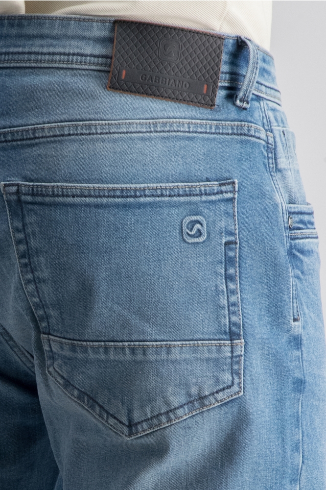 Gabbiano blauwe heren jeans | Close up