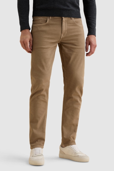 Vanguard beige heren jeans | Model vooraanzicht