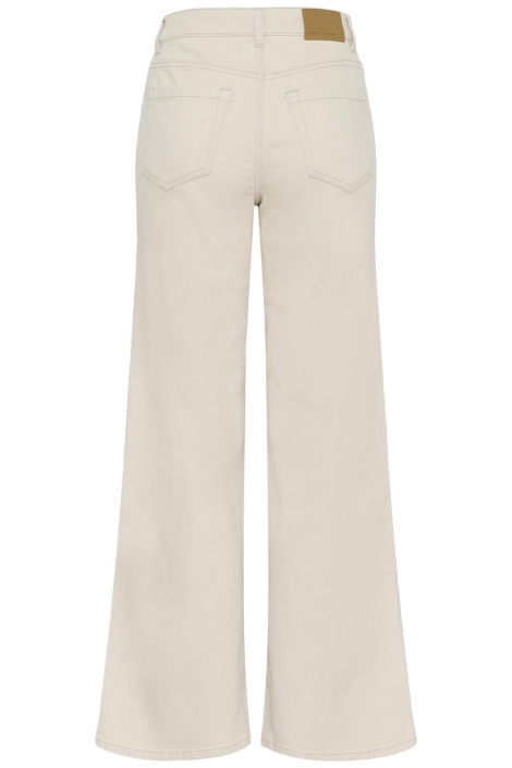 Kaffe zand dames jeans | Achteraanzicht