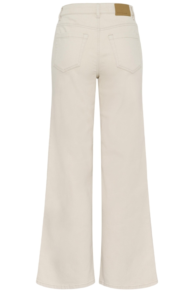 Kaffe zand dames jeans | Achteraanzicht