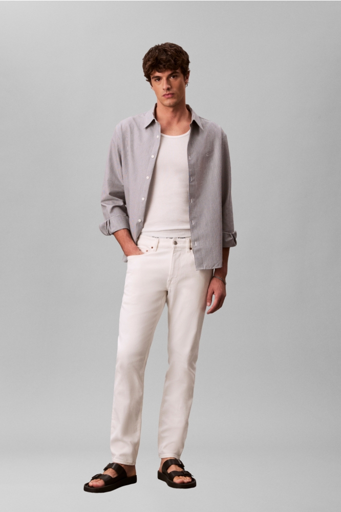 Calvin Klein witte heren jeans | Model