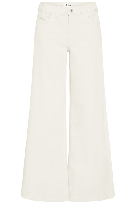 Ichi witte dames jeans | Vooraanzicht