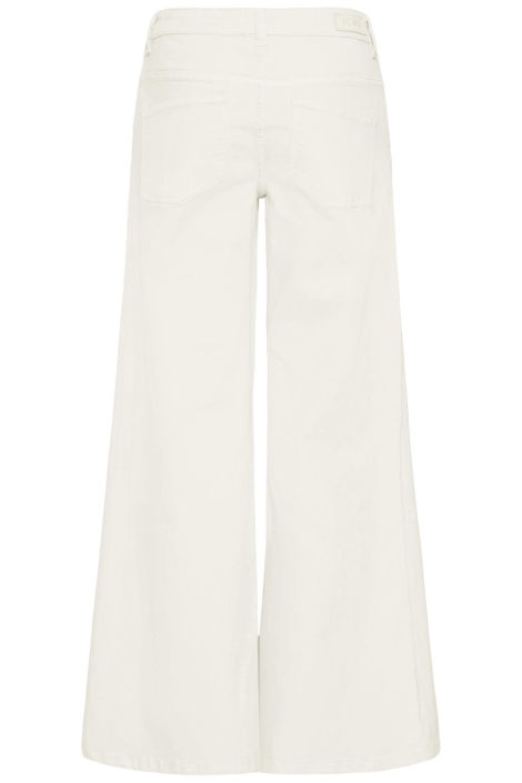 Ichi witte dames jeans | Achteraanzicht