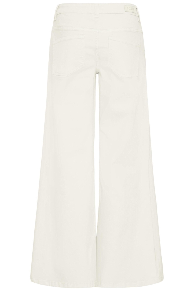 Ichi witte dames jeans | Achteraanzicht