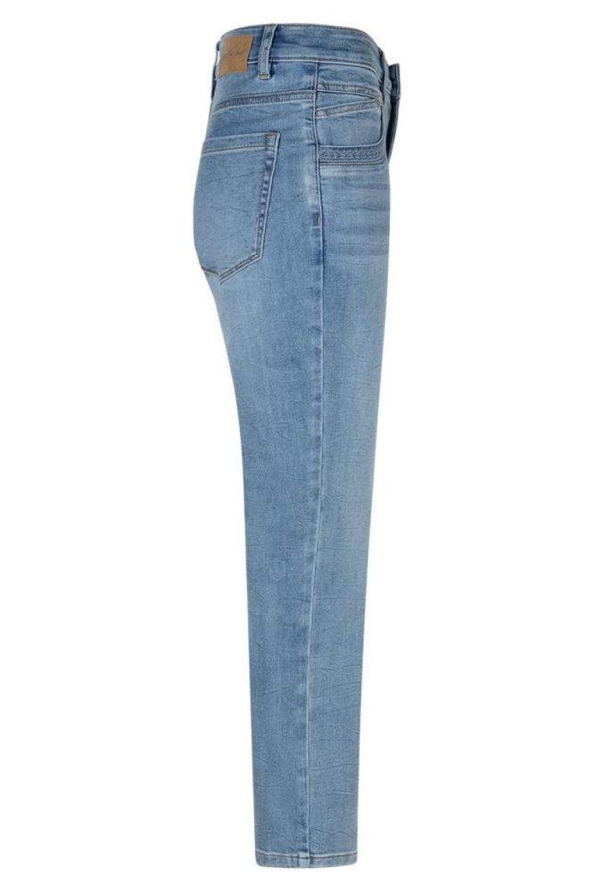 Red Button blauwe dames jeans | Zijaanzicht