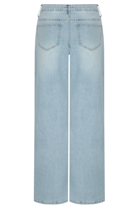 C&S The Label blauwe dames jeans | Achteraanzicht