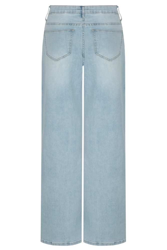 C&S The Label blauwe dames jeans | Achteraanzicht