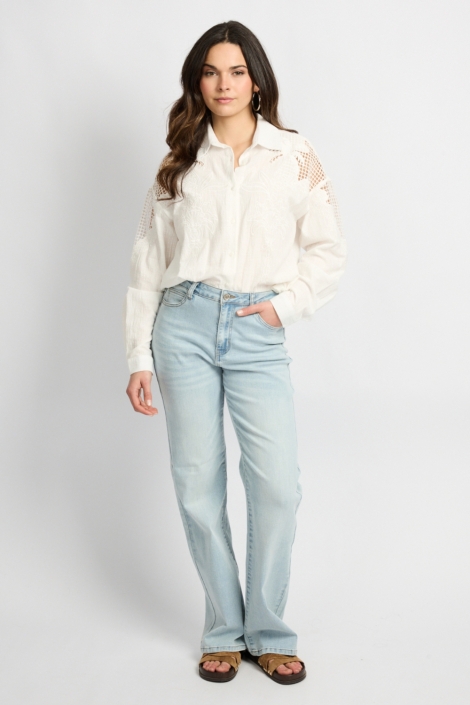 C&S The Label blauwe dames jeans | Model