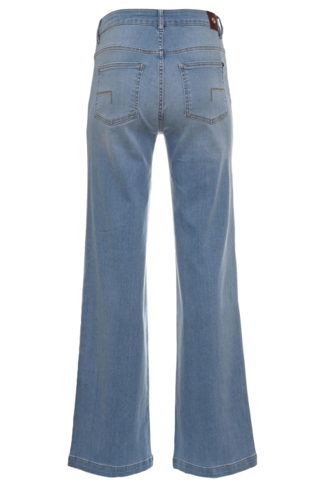 Dnm pure blauwe dames jeans | Achteraanzicht