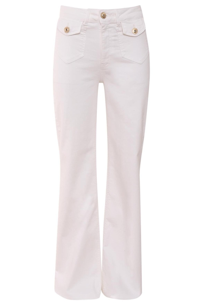 Dnm pure ecru dames jeans | Vooraanzicht