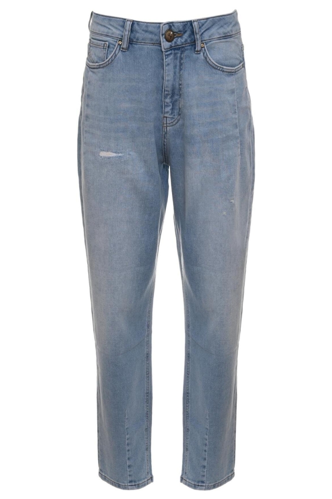 Dnm pure blauwe dames jeans | Vooraanzicht