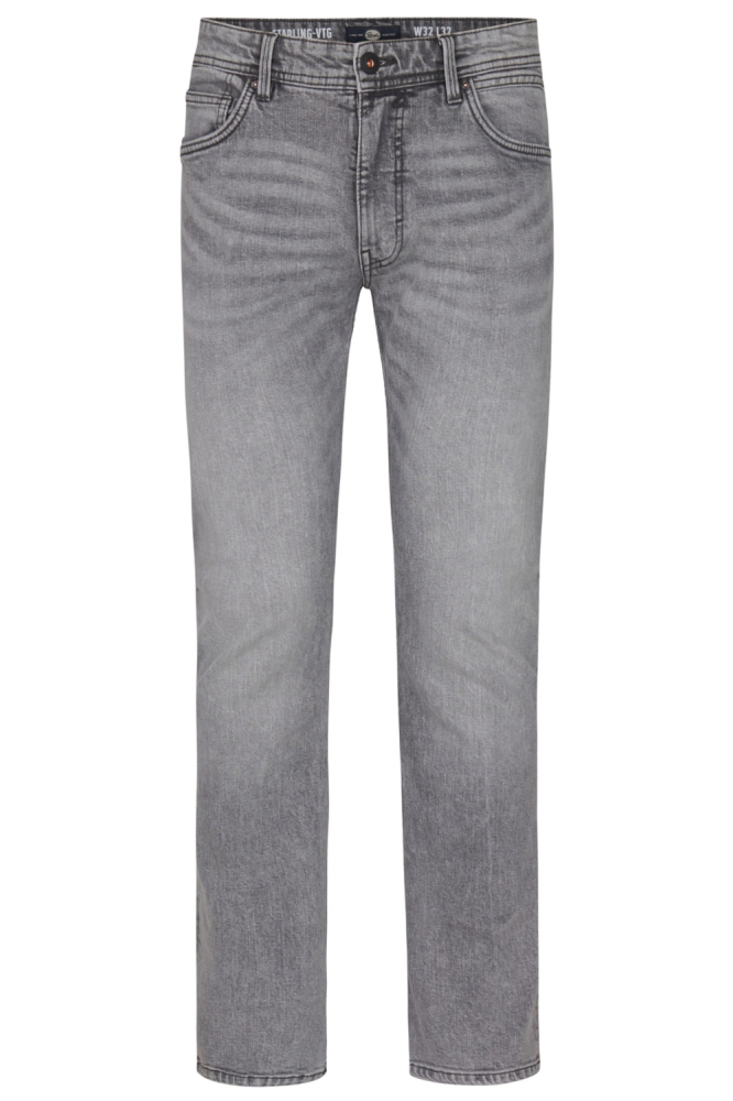 Petrol Industries grijze heren jeans | Vooraanzicht