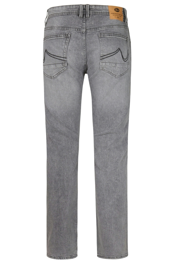 Petrol Industries grijze heren jeans | Achteraanzicht