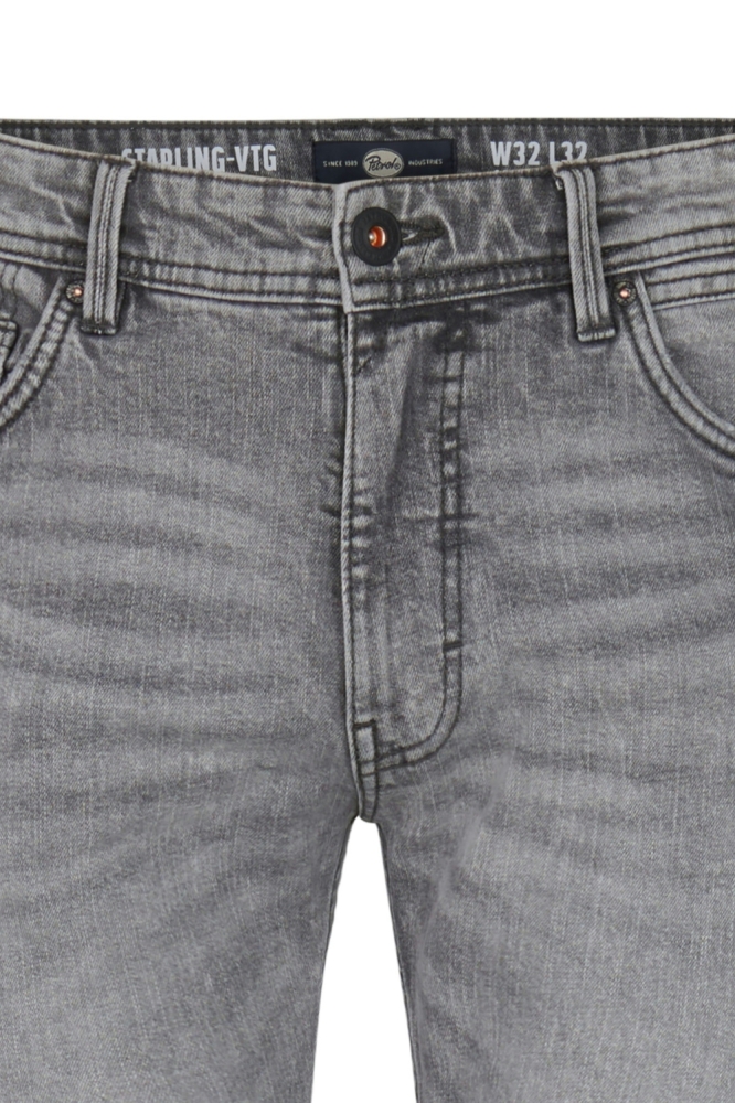 Petrol Industries grijze heren jeans | Close up