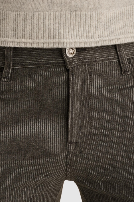 Vanguard grijze heren broek | Close up