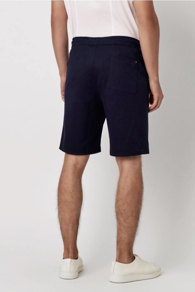 Desoto blauwe heren korte broek | Model achteraanzicht