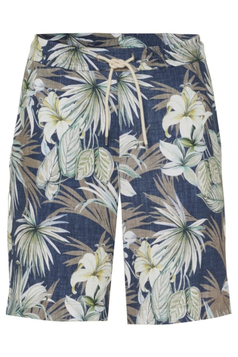 Desoto blauwe heren korte broek | Vooraanzicht