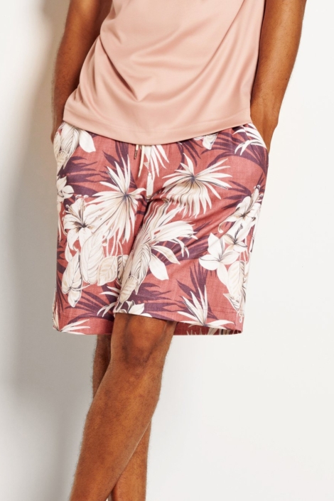 Desoto rode heren korte broek | Model vooraanzicht