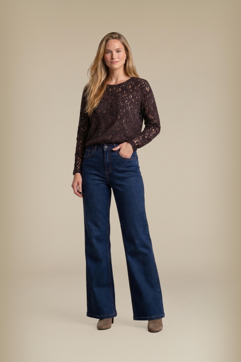 Red Button blauwe dames jeans | Model