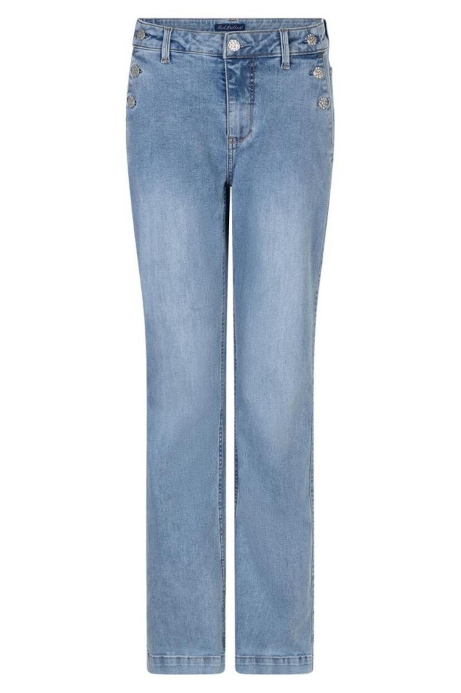 Red Button blauwe dames jeans | Vooraanzicht