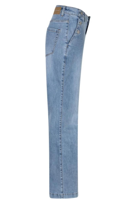 Red Button blauwe dames jeans | Zijaanzicht