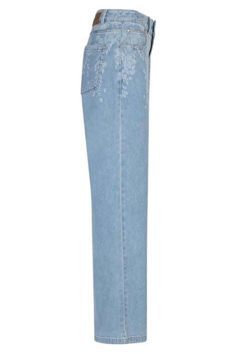 Red Button blauwe dames jeans | Zijaanzicht