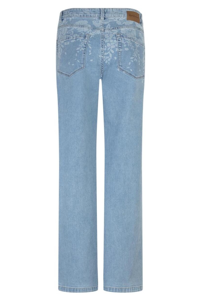 Red Button blauwe dames jeans | Achteraanzicht