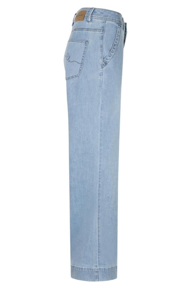Red Button blauwe dames jeans | Zijaanzicht