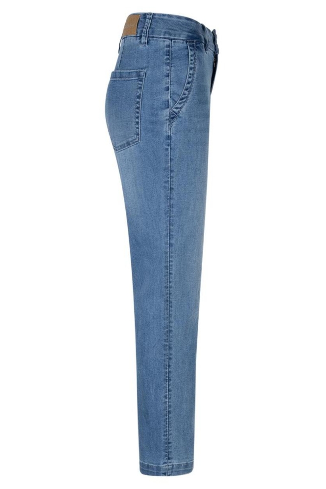 Red Button blauwe dames jeans | Zijaanzicht