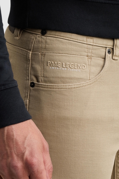 PME legend camel heren broek | Close up