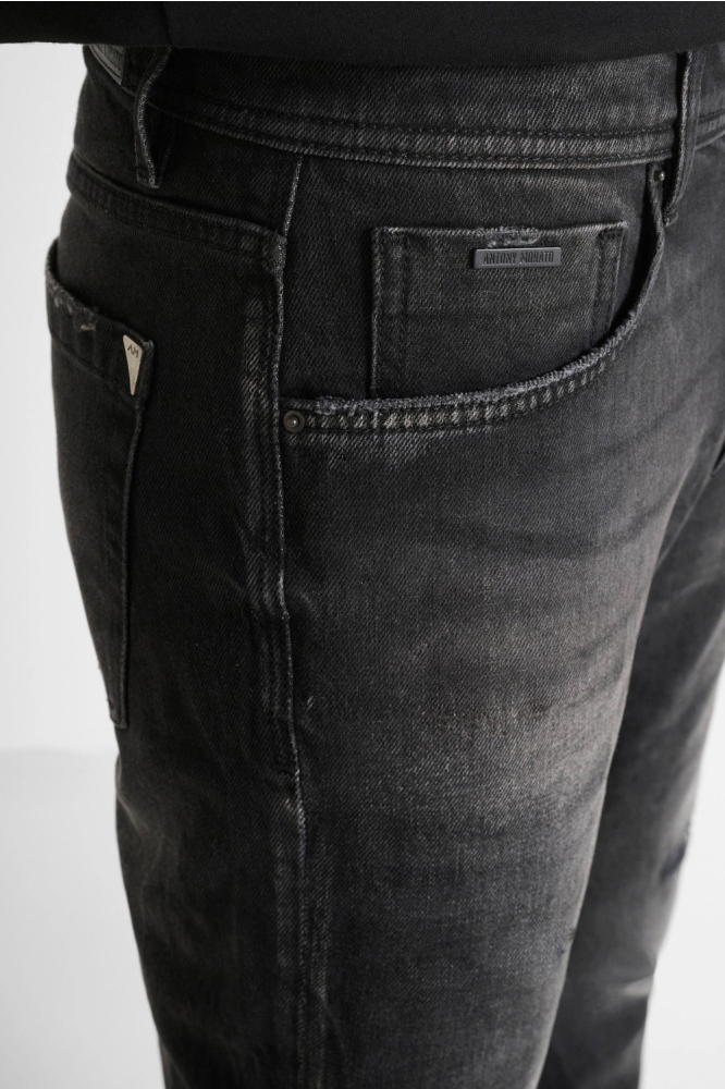 Antony Morato zwarte heren jeans | Close up