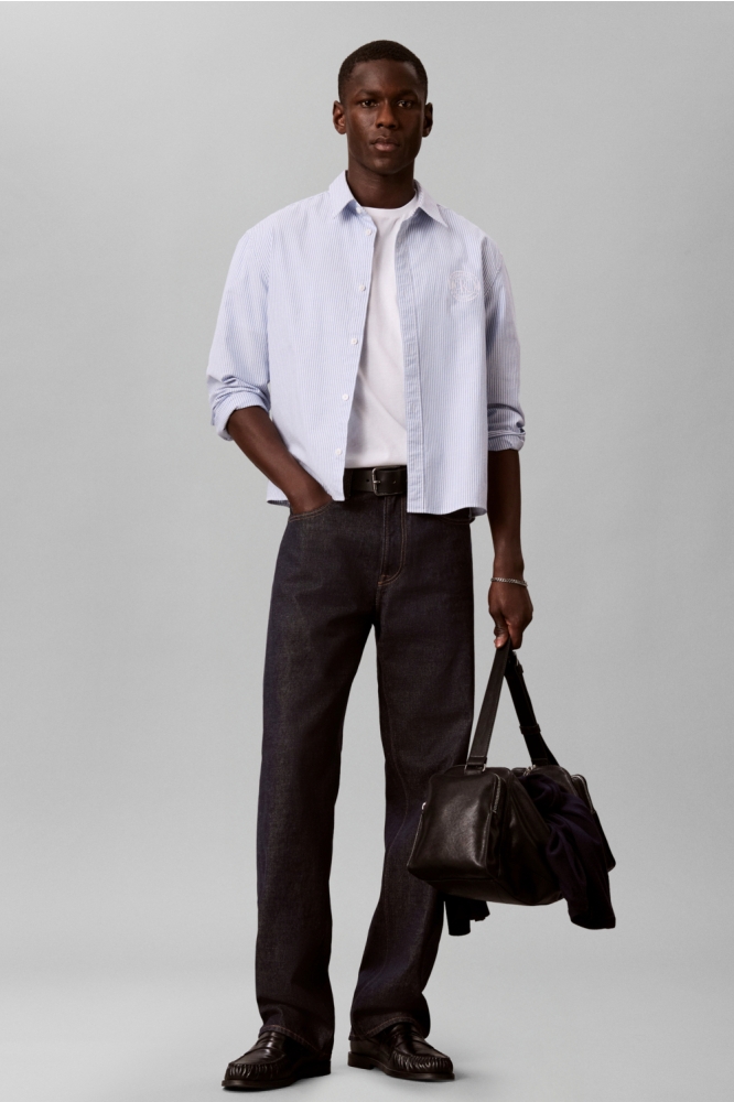 Calvin Klein blauwe heren jeans | Model