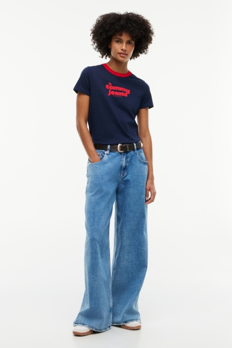 Tommy Jeans blauwe dames jeans | Model