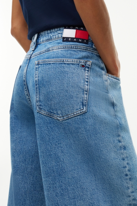 Tommy Jeans blauwe dames jeans | Close up