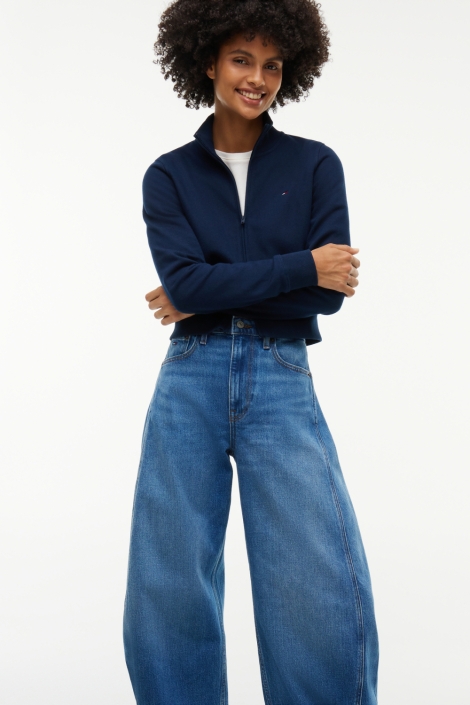 Tommy Jeans blauwe dames jeans | Close up